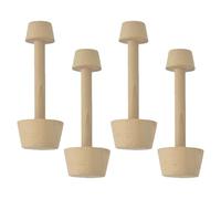Luxshiny Poussoir à Tartelettes en Bois 4pcs pour Pâtisserie, Outil Polyvalent en Bambou pour Façonnage Facile de Tartes, pour Usage Cuisine Familiale