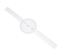 Luxshiny Rapporteur D'angle en Plastique pour Mesure Précise des Articulations et Angles, Goniomètre Rotatif Règle, pour Menuiserie et Ingénierie