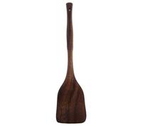 Luxshiny Spatule Cuisine en Bois D'acacia Marron Manche Long, Spatule Plate Antiadhésive Cuisson Pâtisserie sans Rayer les Poêles
