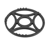 Luxshiny Support de Cuisinière à Gaz en Fonte Noire 17,5 Cm pour Poêles à Œufs et Petites Poêles, Support Robuste Antidérapant Cuisine Économisant de L'espace