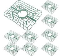 Luxshiny Support de Culture de Fraises Vert en Plastique 10 Pièces | Jardiniers de Balcon et Maison, Usage en Bac Surélevé, Réduit les Fruits Abîmés, Convient Herbes