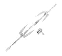Luxshiny Support, en Acier Inoxydable Détachable Réglable Cadre Maintien Antidérapant pour Barbecue de Cuisson de Poulet Rôti Cuisine Extérieur
