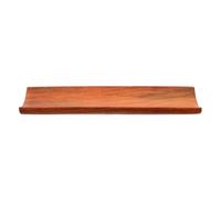 Luxshiny Support en Bois Naturel pour Rouleau à Pâtisserie Compact, Base Antidérapante 18,3x5,2x1,5 Cm, pour Comptoirs et Petites Cuisines Rustiques