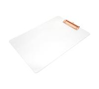 Luxshiny Tableau D'écriture des Élèves en Acrylique Léger et Facile à Transporter Dossier Transparent et Presse-papiers de Bureau pour Usage Scolaire et Écriture Debout