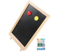 Luxshiny Tableau Noir en Bois Léger Surface Effaçable à L'éponge Humide, Design Simple et Délicat, pour Décoration de Maison ou Affichage en Magasin