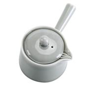 Luxshiny Théière Japonaise pour Préparer Japanese Tea Poignée Latérale en Céramique Petite Théière Pratique Contrôle du Débit D'eau pour Maison et Salon de Thé