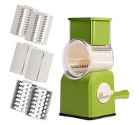 Luxshiny Trancheuse à Fruit Manuelle Multifonction Opération et Déchiquetage en Acier Inoxydable et Abs Cuisine pour Repas Faits Maison