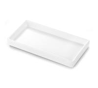 Luxspire Plateau de Salle de Bain - Mini Distributeur de Savon, Petit Plat en céramique pour Parfum et Bijoux, Porte-Bijoux et Bougie - Porte-Savon pour Organisateur de Bain et évier de Cuisine