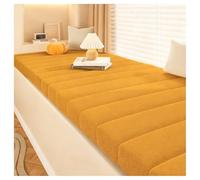 LUXUCURE Coussin d'assise sur Mesure pour fenêtres en Baie, Banc, Banquette, Banc de Piano, entrée, Couloir, Salon, Housse déhoussable, résistant aux Griffes, Fond antidérapant, Épaisseur 7,5CM