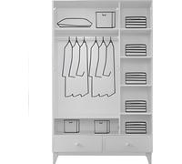 luxueuse chambre d'enfant Blanc Moderne Ensemble Armoire Commode nouveau