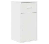 Luxueux Best*Buffet de couloir - Meuble Étagère pour rangement de cuisine/salon - avec tiroir Blanc 38x34,5x75 cm - Bois