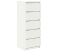 Luxueux Best*Buffet de couloir - Meuble Étagère pour rangement de cuisine/salon - avec tiroirs blanc 37,5x35x99 cm - Bois