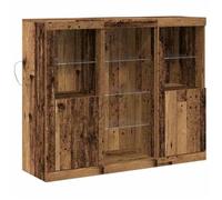 Luxueux Best*Buffet de couloir - Meuble Étagère pour rangement de cuisine/salon - Bois ancien 123x37x100 cm - Bois d'ingénierie