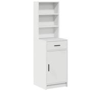 Luxueux Best*Buffet haut - Meuble Étagère pour rangement de cuisine/salon - Armoire Blanc 40x40 5x135 cm - Bois d'ingénierie 948085