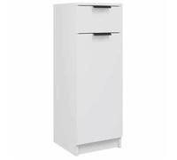 Luxueux Best*Cabinet,Meuble Étagère pour rangement - Armoire de salle de bain blanc 32x33,5x90 cm - Bois d'ingénierie 404322