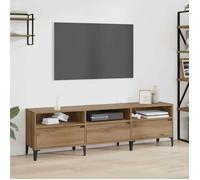 Luxueux Best*Meuble TV（1 PC) - JMS - Support TV/TABLE TV - Meuble salon - avec tiroir Chêne artisanal 150x30x45cm M2413240173373