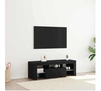 Luxueux Best*Meuble TV（1 PC) - JMS - Support TV/TABLE TV - Meuble salon - Chêne noir 120x35x40cm Bois d'ingénierie M9772964413991