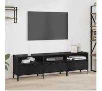 Luxueux Best*Meuble TV（1 PC) - JMS - Support TV/TABLE TV - Meuble salon - Chêne noir 150x30x45cm Bois d'ingénierie et fer M691989093