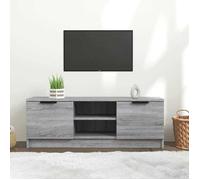 Luxueux Best*Meuble TV（1 PC) - JMS - Support TV/TABLE TV - Meuble salon - Sonoma gris 102x35x36 5cm Bois d'ingénierie M9883946247492