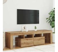 Luxueux Best*Meuble TV avec lumières LED - JMS - Support TV/TABLE TV - Meuble salon - chêne artisanal bois d'ingénierie M29853774563