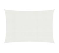 Luxueux Magnifique-Voile d'Ombrage Rectangle Auvent Extérieur Soleil imperméable -160 g-m² Blanc 3x6 m PEHD Nouveau 6137