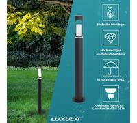LUXULA - Projecteur LED, 10 W, noir, indice de protection IP44