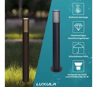 LUXULA - Projecteur LED, 10 W, noir, indice de protection IP44
