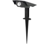 LUXULA Projecteur solaire de jardin LXSO700110, 4000K, IP54, angle de lumière réglable