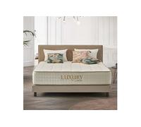 Luxury à ressorts ensachés 140x190 cm - Epais 30 cm - Visco Thermorégulateur - Tissu Premium - Confort - Haute Qualité - Respirabilité optimale