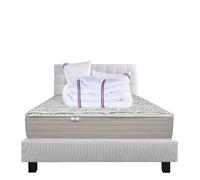 Luxury Literie Ensemble Matelas OrganicCoton 160x200 Gris
