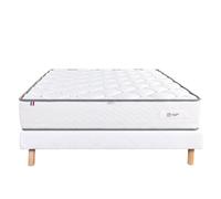 LUXURY LITERIE - Ensemble matelas + sommier - IRIS - 160 x 200 cm - Tapissier - Ferme - Face été/hiver