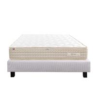 luxury_literie Ensemble matelas Sublime 90x190 cm - Sommier gris