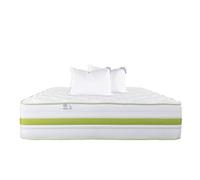 Luxury Literie Matelas 140x190 cm, Rêverie, 30 cm, mémoire de Forme, Ferme, Face été/Hiver + 2 oreillers