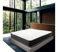 Luxury Literie | Matelas Sérénité 90 x 190 cm | Ressorts Ensachés | Mousse Haute Densité | Indépendance de Couchage | Soutien Equilibré et Durable | 27cm