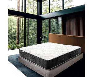 Luxury Literie | Matelas Sérénité 90 x 190 cm | Ressorts Ensachés | Mousse Haute Densité | Indépendance de Couchage | Soutien Equilibré et Durable | 27cm
