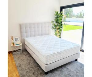 Luxury Literie Matelas Thermotec 140x200 - Ferme - Fibre hypoallergénique