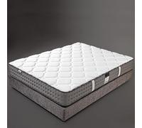 Luxury Literie | Matelas Zen 160 x 200| Mousse A Mémoire De Forme Adaptabilité Optimale | Système Mousse HR | 10 Zones De Confort | 20 cm | Toutes Les Dimensions