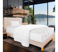 luxury_literie Patriote - Matelas 90x190 cm + sommier - Beige
