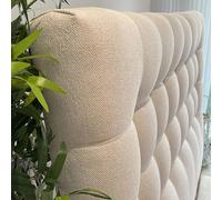 Luxury Literie Tête de lit Versailles Beige 160x122, Gamme Prestige Hôtel, capitonnée, est composée d’Un Tissus de qualité supérieure.