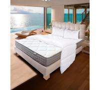 luxury_literie Zen 140 x 200 - Blanc