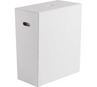 LUXURY Panier à linge 49,5x61,8x29cm, Blanc
