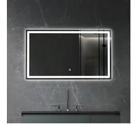 LuxuryBain- Miroir de salle de bain LED 90x60cm à luminosité variable rectangulaire LB-69060