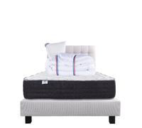 Luxus Sérénité Matelas + Sommier + Tête de Lit - 90x190 cm
