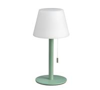 Luxus - Tafellamp Billy - Oud groen - Lampe de bureau moderne - Lampe d'appoint - Lampe de table d'intérieur - Sans fil - Rechargeable - Interrupteur marche/arrêt à tirette
