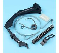 Luxuypon Kit de bande de guidage de frein de chaîne pour tronçonneuse Husqvarna 268 272 266 66 Pièces de rechange pour genou