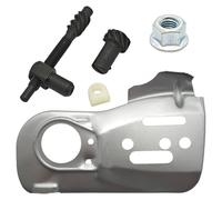 Luxuypon Régleur de chaîne de rechange pour tendeur de chaîne compatible avec Husqvarna 445 450 Kit d'écrou de barre de tronçonneuse Pièce de rechange