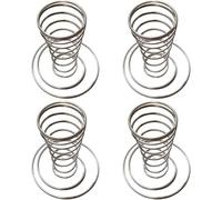 Luxylei Lot De 4 Supports pour Cornets De Glace, en Acier Inoxydable, pour Pizzas Gaufres, pour Cuisine, Le Restaurant Les Fêtes