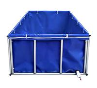 Luyckfrazy Bâche Multifonction pour Piscine d'aquaculture,Toile rectangulaire pour étang à Poissons,bâche imperméable,Piscine de Stockage d'eau,conteneur de Stockage d'eau extérieur(6x1x1.2m)
