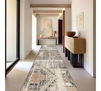 Luyckfrazy Tapis de Couloir Moderne 150 cm, 2 m, 250 cm, 3 m, 350 cm, 4 m, 5 m, 6 m, antidérapant, Extra Long, Tapis d'entrée, Lavable, pour Salon, Chambre à Coucher, Cuisine (Size : 100×400cm)