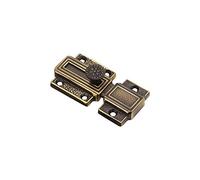 Lvcky 1pièce Laiton Pur Corps Targette coulissante Heavy Duty Portail Verrou de sécurité Loquet Bronze